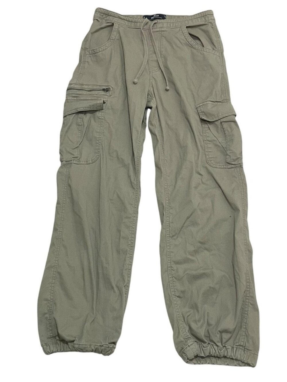 Hollister Adjustable Rise Parachute Baggy Cargo Pants Womens S Gorpcore Utility